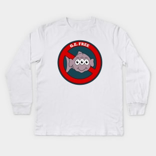 G.E. Free Three eyed fish Kids Long Sleeve T-Shirt